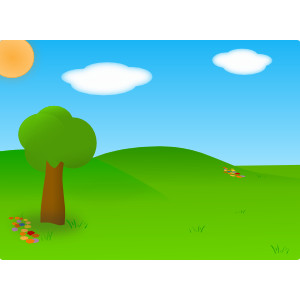 Cartoon Landscape clip art - Polyvore