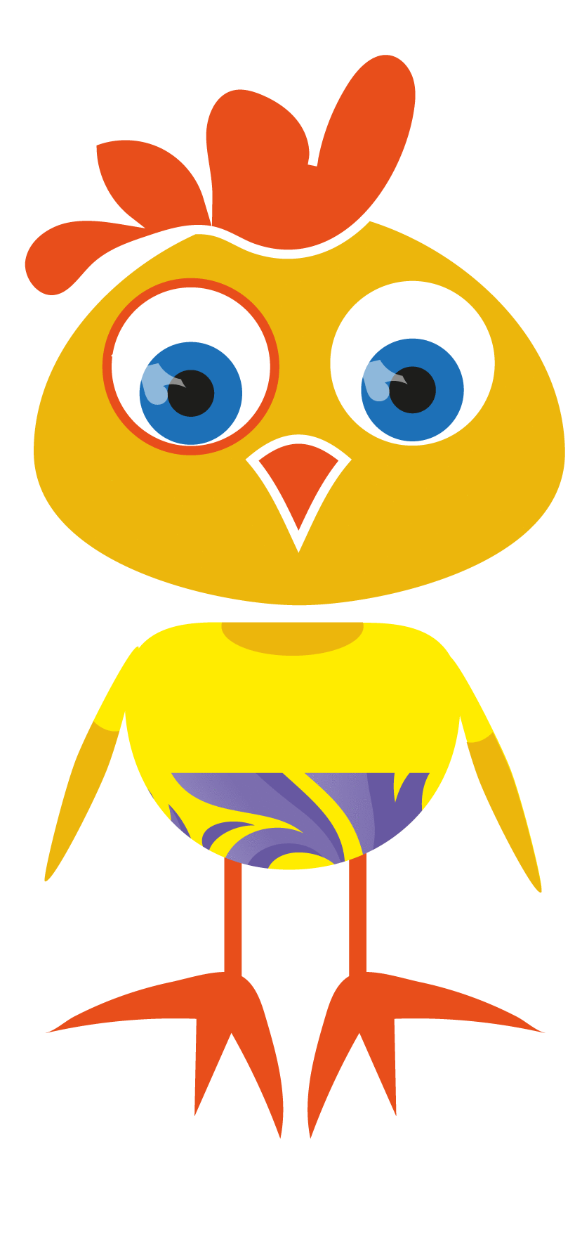 Free Little Chick Vector Character