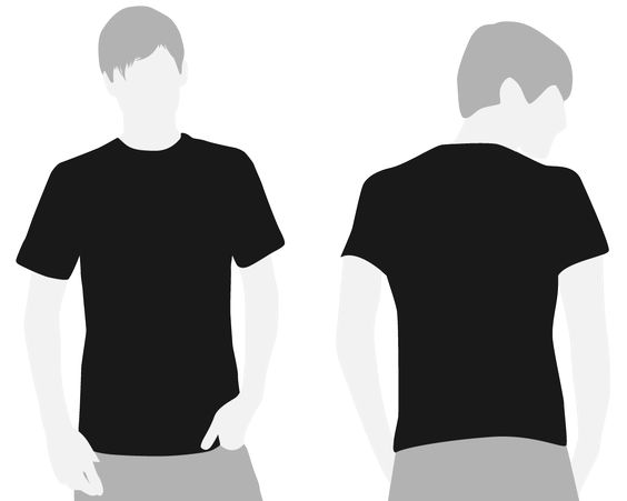 Models, Coloring and T shirt design template