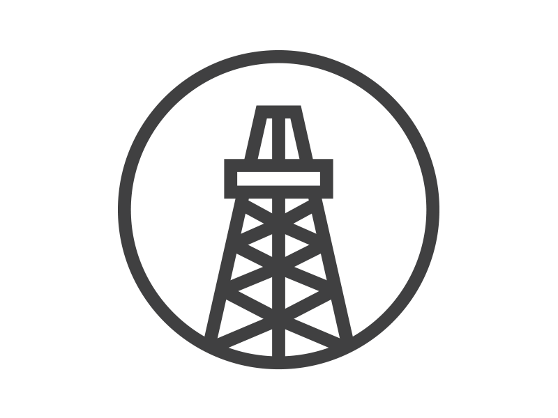 Oil rig derrick clipart