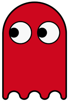 Pacman Ghost Red Color Variation D Clipart - Free to use Clip Art ...