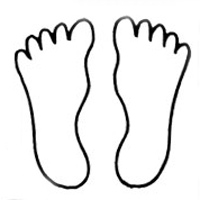 Best Photos of Baby Feet Template Printable - Free Printable Baby ...