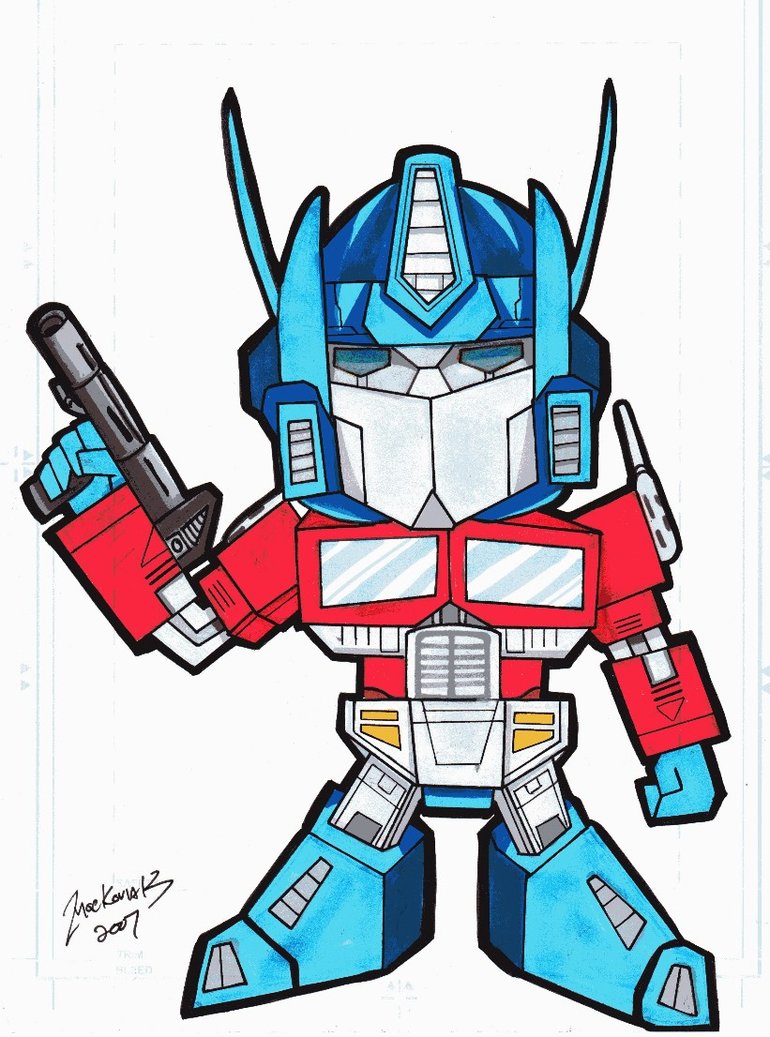 Optimus Chibi by NickMockoviak on DeviantArt