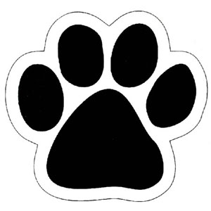 Puppy Paw Print Clipart