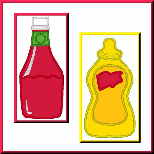 Cartoon Ketchup And Mustard 80699 | NANOZINE