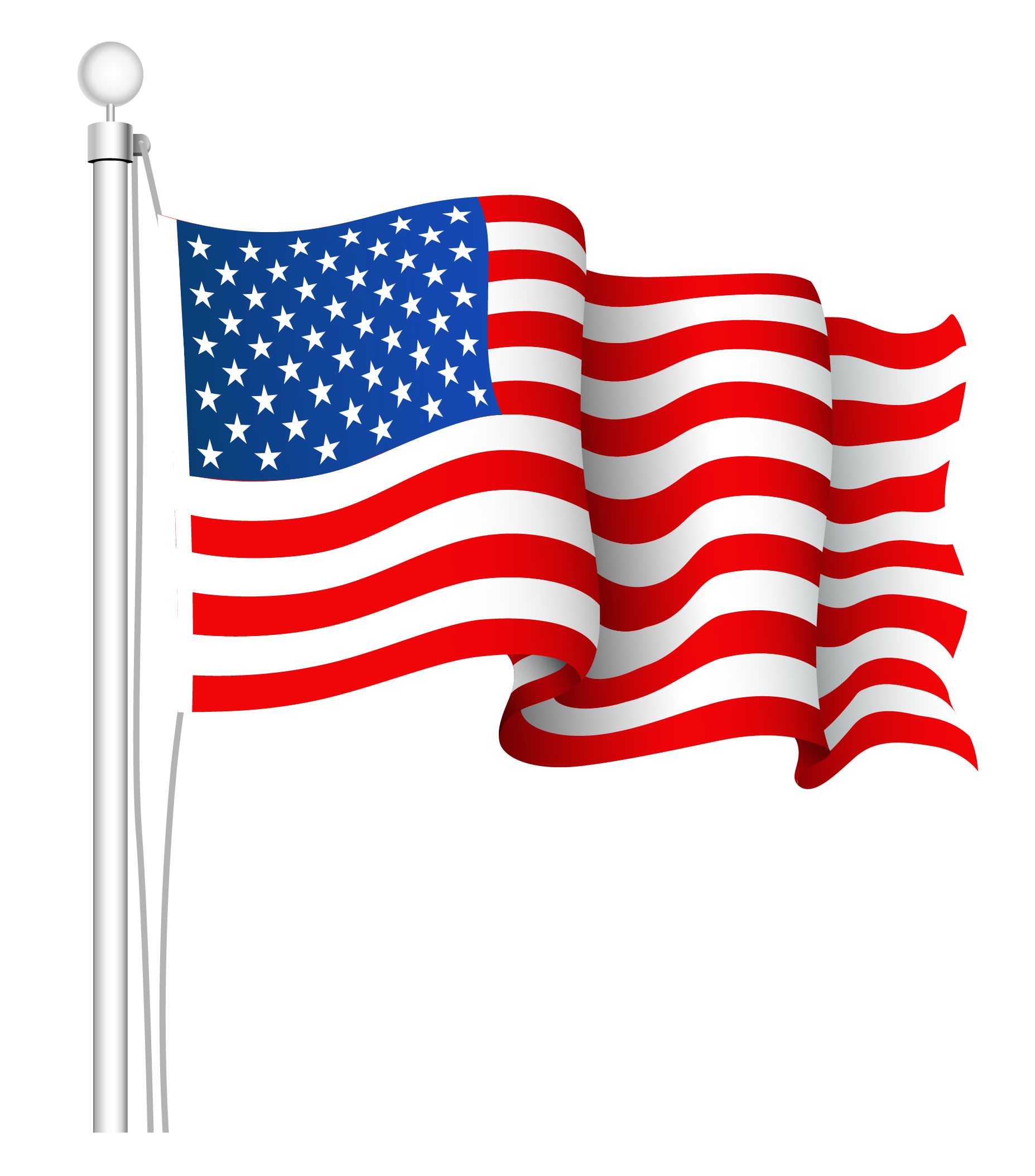 American flag clip art images