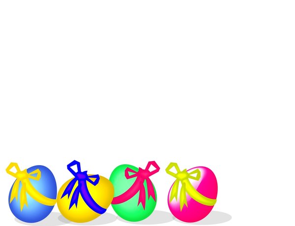 Free easter clip art borders