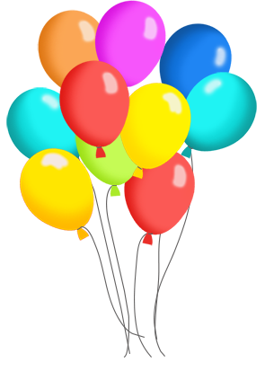 Happy Birthday Balloons Clip Art - Laptopclipart.co