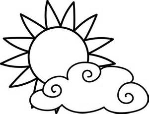 Cloudy Weather Coloring Pages - Google Twit