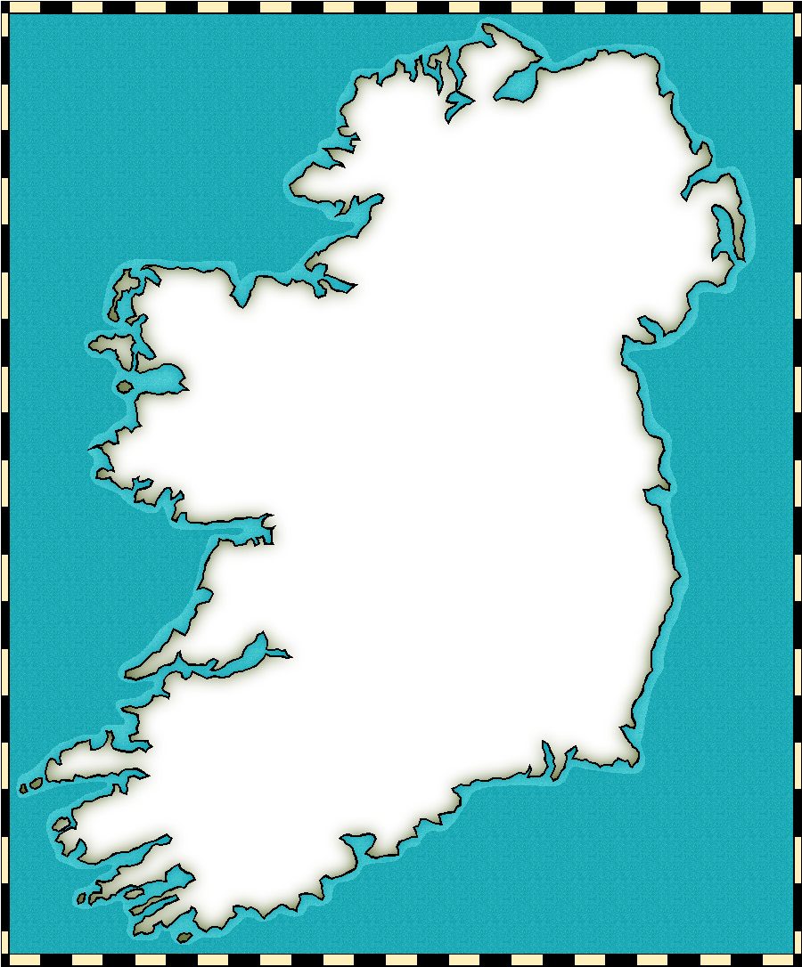 Blank Outline Map Of Ireland - ClipArt Best