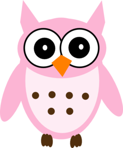 Baby Girl Owl Clipart