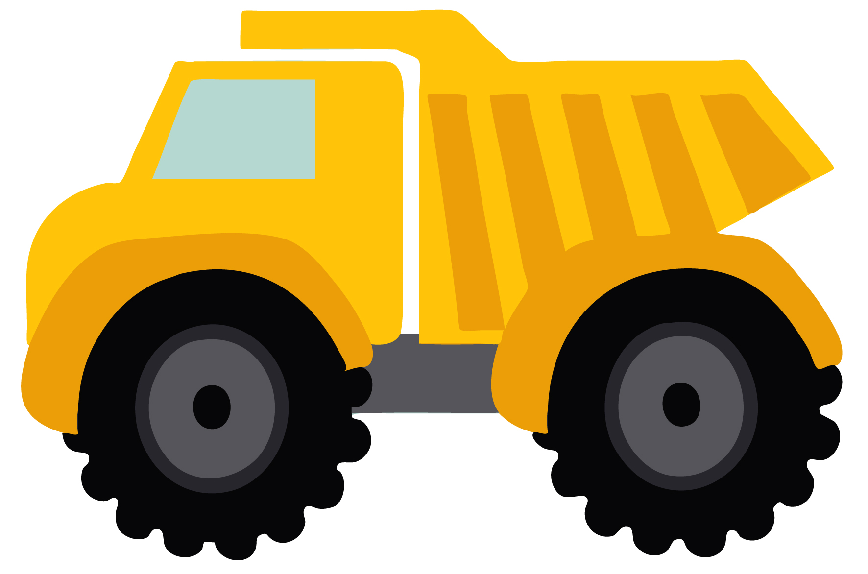 Dump Truck Cartoon Clipart