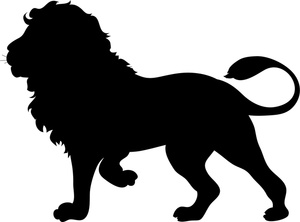 Clipart free lion silhouette