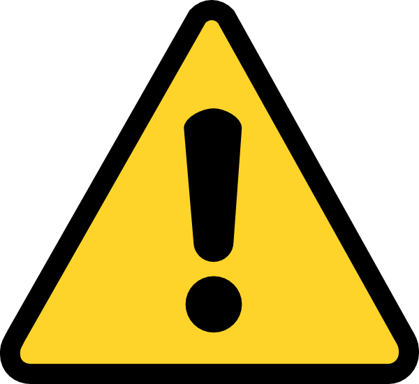 Caution Symbol Clipart