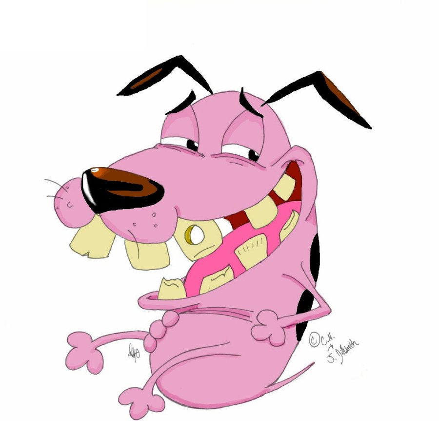 Outline Of Courage The Cowardly Dog | Free Download Clip Art ...