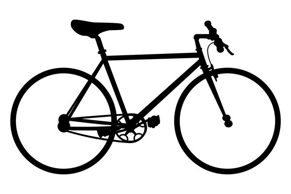 Bicycle Silhouette Vector - ClipArt Best