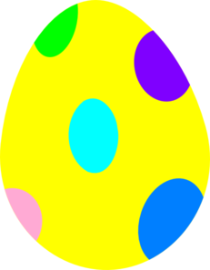 Colored Eggs Clipart - ClipArt Best