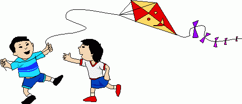 Kite Flying Clipart