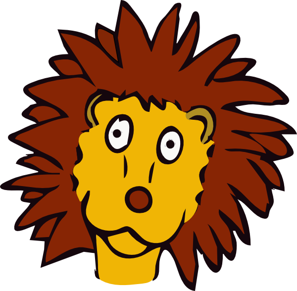 Cartoon Lion Face Pictures