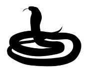 Snake Silhouette 3 Decal Sticker