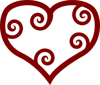 Clipart Valentine Maori Heart | Free Clip Art from Pixabella