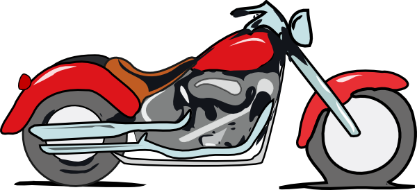 Motorcycle clip art - vector clip art online, royalty free ...