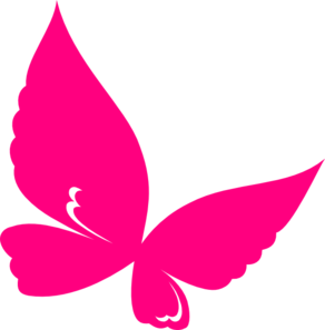 Butterfly Pink clip art - vector clip art online, royalty free ...