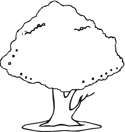 Cherry Tree Coloring Page & Coloring Book
