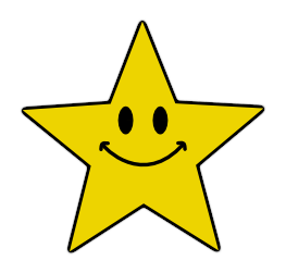 Smiley star clipart