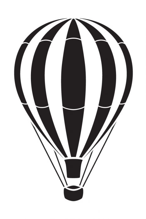 Vintage Hot Air Balloon - Art Stencil - STCL1261 by StudioR12 ...