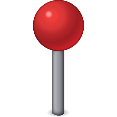 Download Red Pin Emoji Icon | Emoji Island