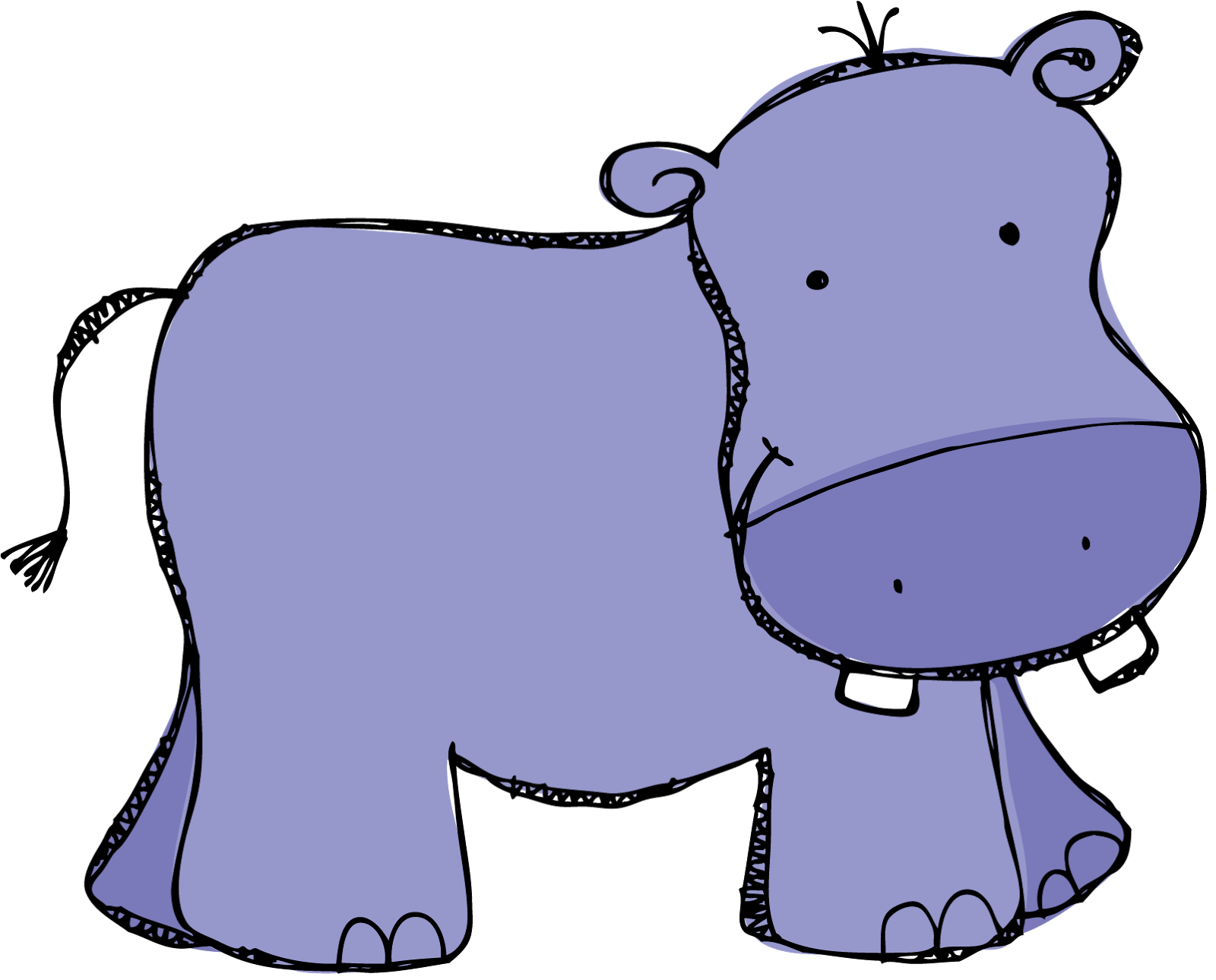 Hippo Clip Art - Tumundografico