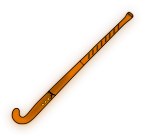 Field hockey sticks clipart