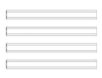 Grand Staff Music Paper in Landscape Orientation