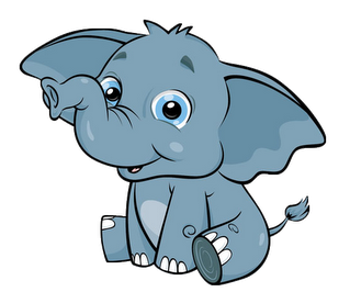 Jungle elephant clipart pictures