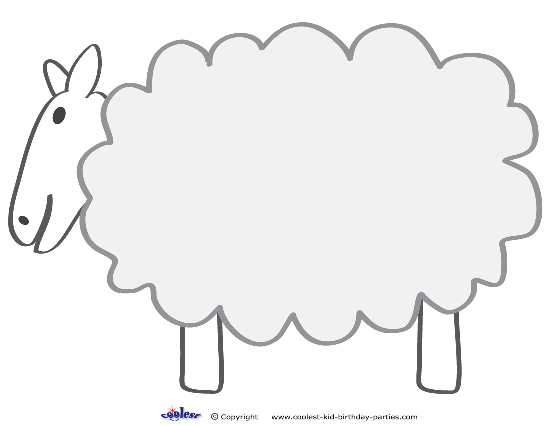 Sheep Craft Template ClipArt Best