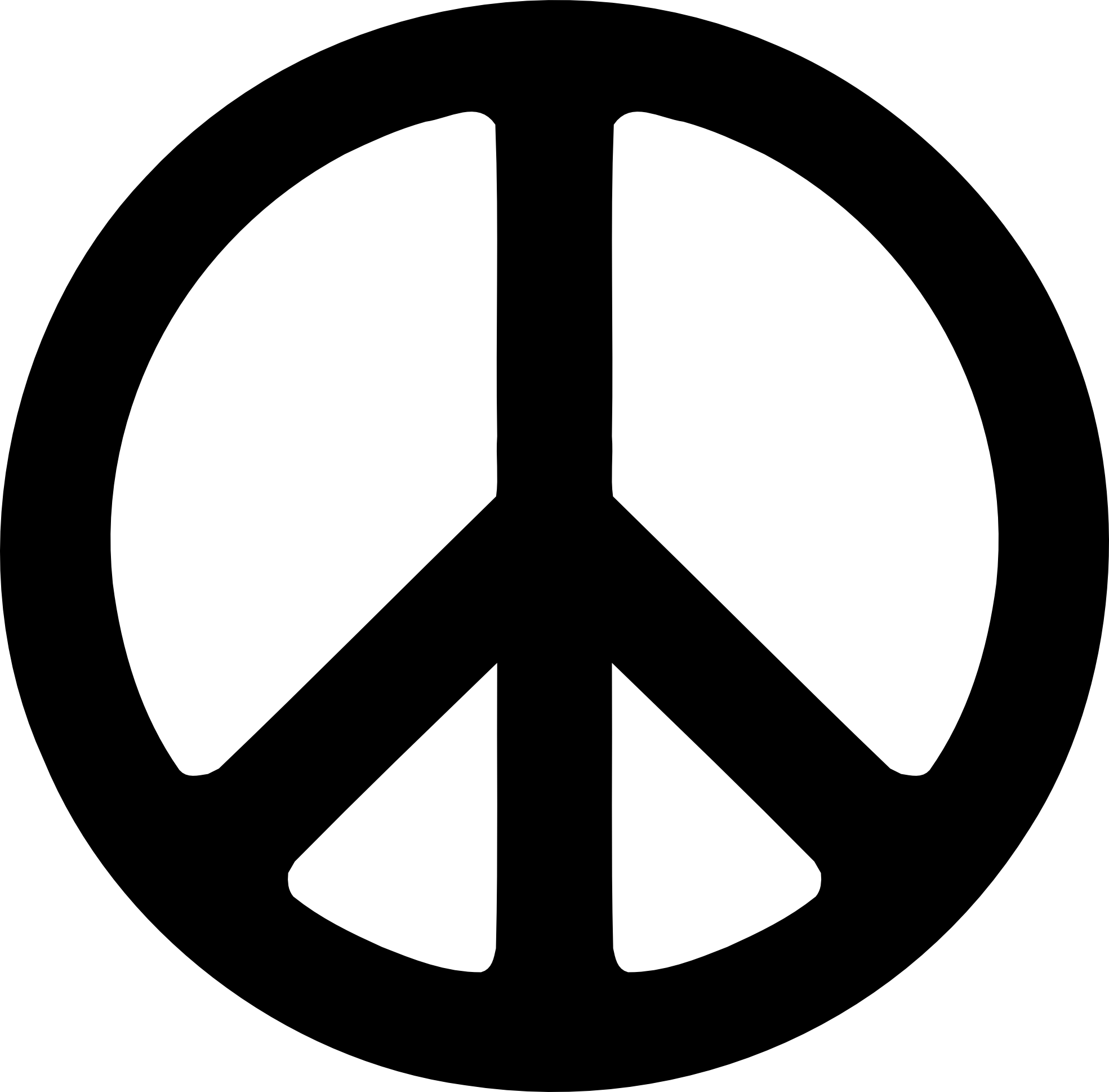 Peace sign clipart no background