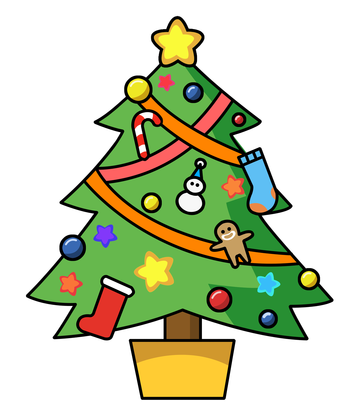 Clipart xmas trees - ClipartFox