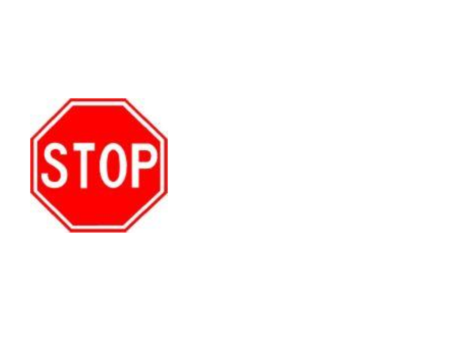 Stop Sign Template Printable