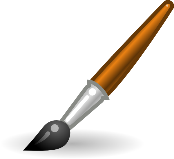 Clip art paint brush