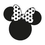 Mickey mouse ears clip art black and white