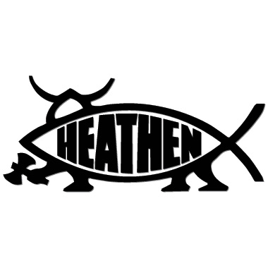 Great Atheist Stickers In Various Designs & Colors - EvolveFISH