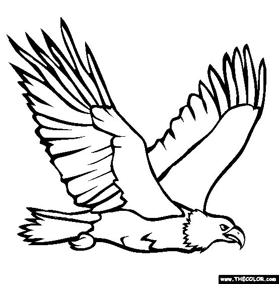 eagles black and white clipart