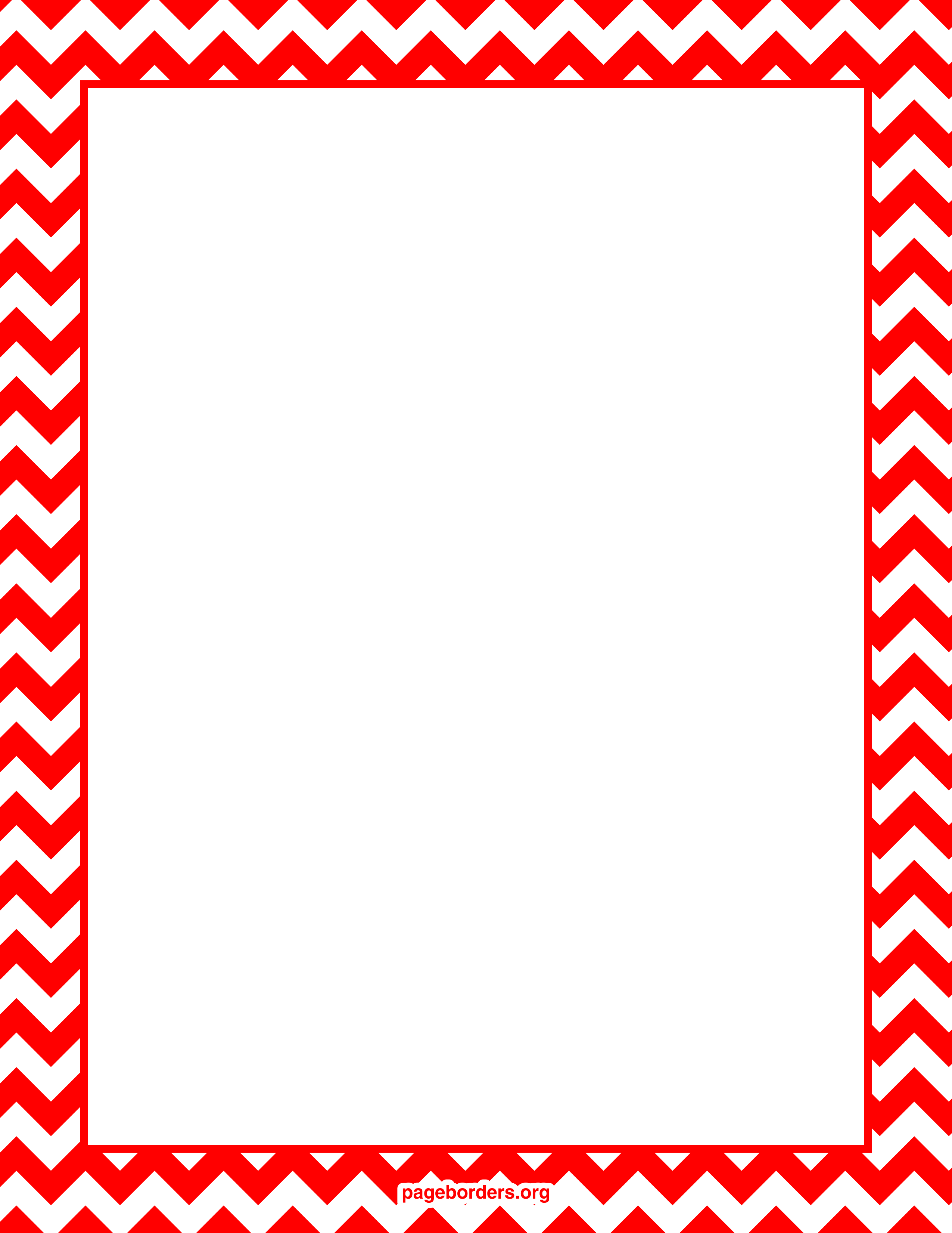 Chevron Page Boarder Clipart