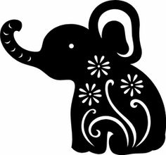 Best Photos of Cute Elephant Stencil - Baby Elephant Stencils ...