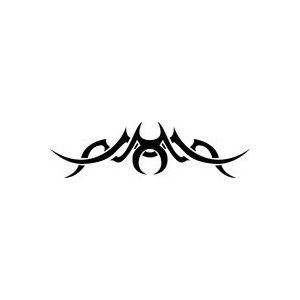 Biohazard Tribal Tattoo Stencil - 36 inch (at longest point) - 7.5 ...