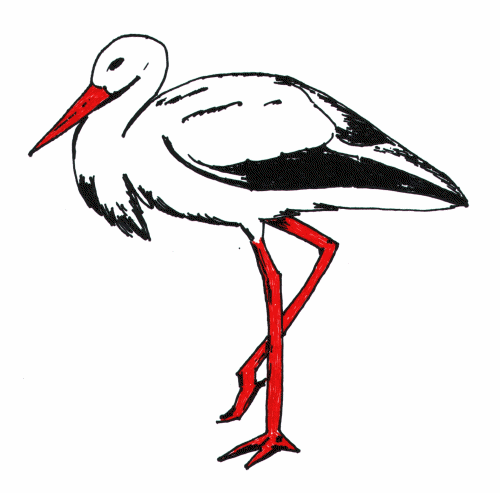 Stork Graphics and Animated Gifs. Stork