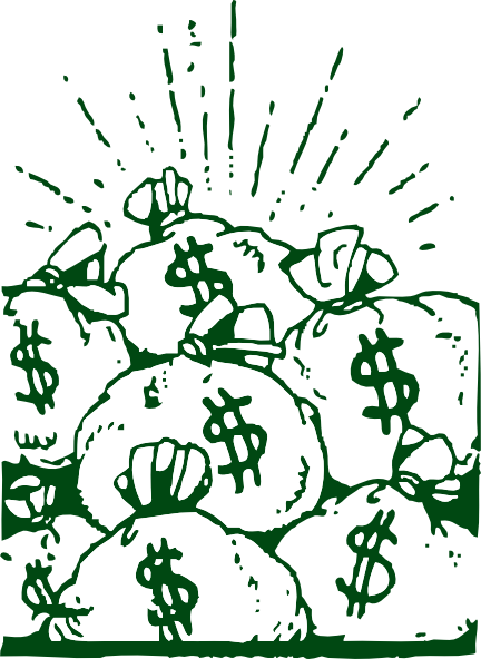 Money Bags Clip Art - vector clip art online, royalty ...