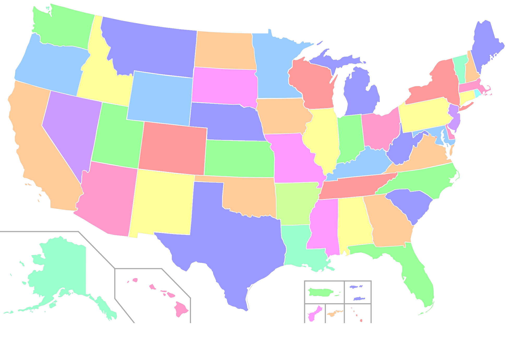 Map Us Us States – julstk