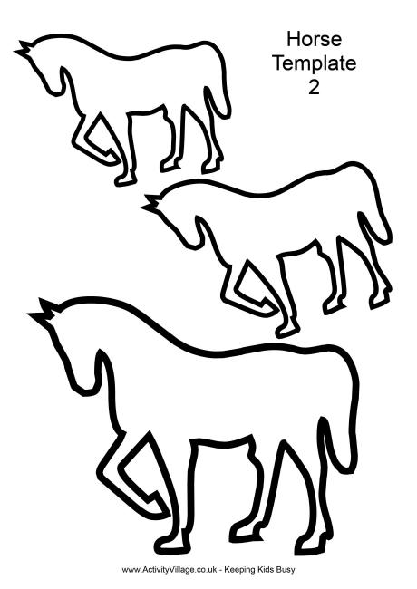 Horse Template 2